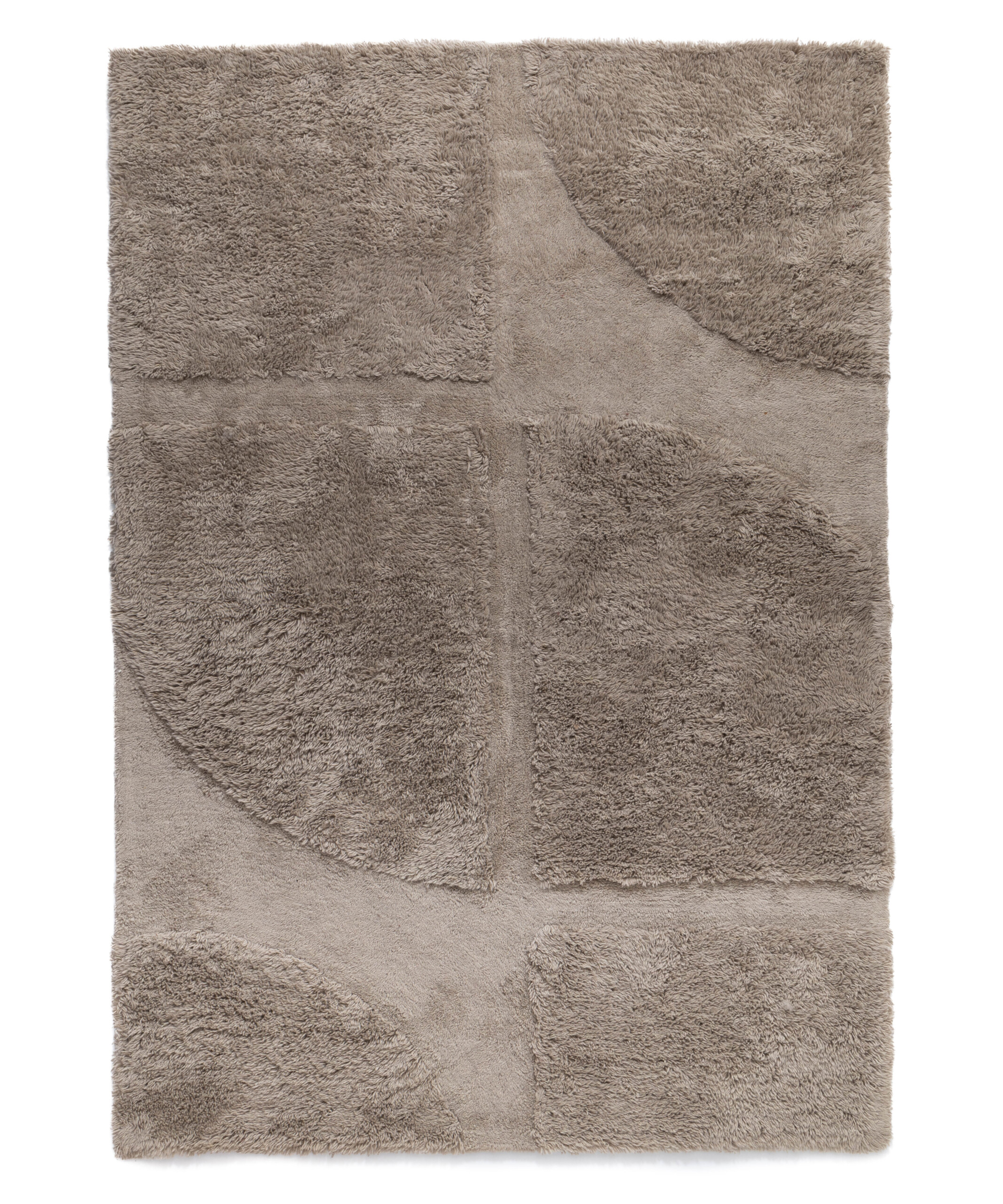 Tapis design - Tjørne Elv taupe - overzicht Tapis design - Tjørne Elv taupe - overzicht