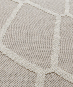 Tapis extérieur jute - Dunor Nova naturel/blanc - close up, thumbnail Tapis extérieur jute - Dunor Nova naturel/blanc - close up, thumbnail