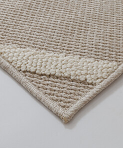 Tapis extérieur jute - Dunor Nova naturel/blanc - close up, thumbnail Tapis extérieur jute - Dunor Nova naturel/blanc - close up, thumbnail