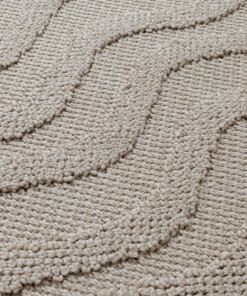 Tapis extérieur - Dunor Ripple beige - close up, thumbnail Tapis extérieur - Dunor Ripple beige - close up, thumbnail