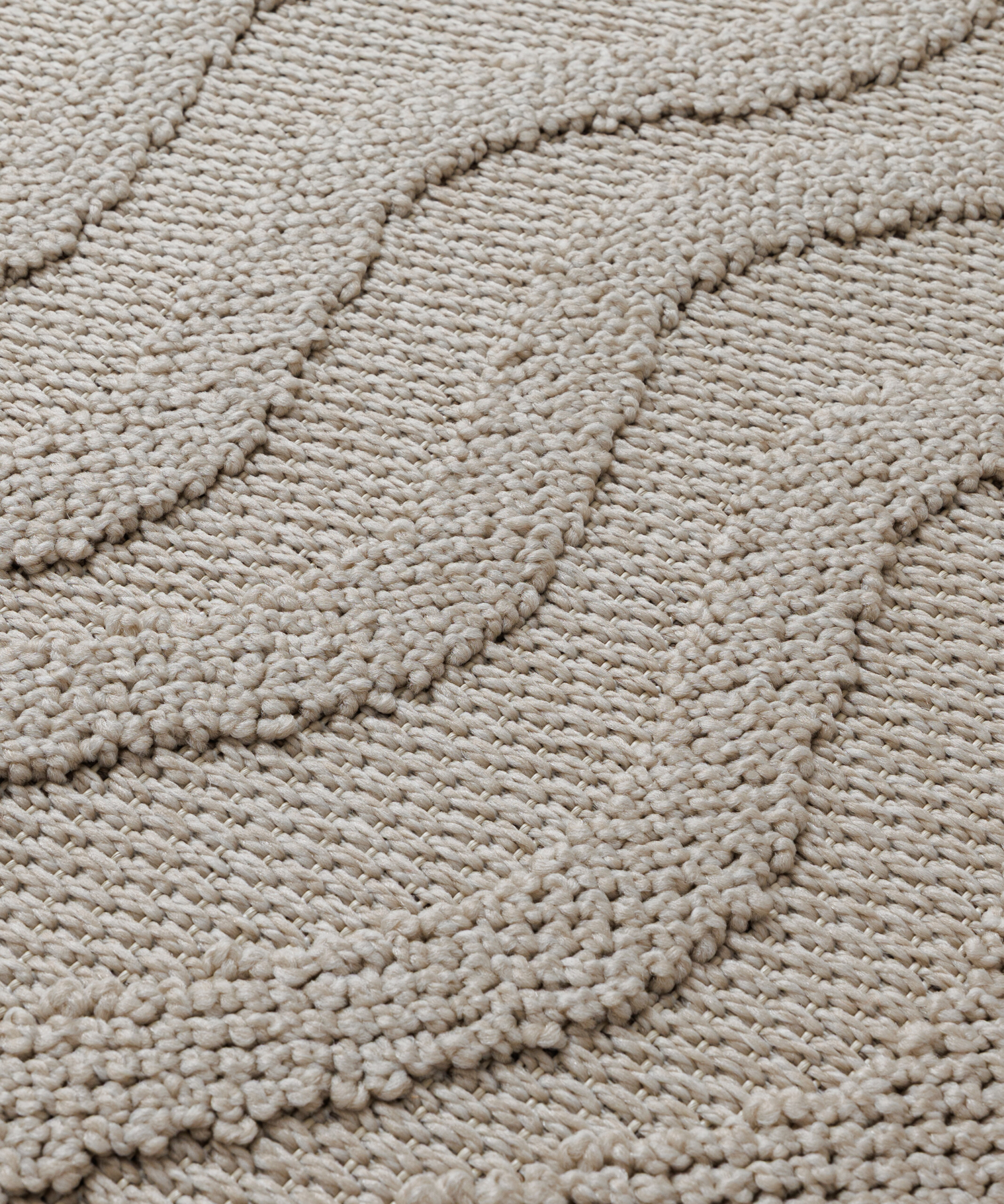 Tapis extérieur - Dunor Ripple beige - close up Tapis extérieur - Dunor Ripple beige - close up