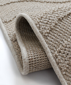 Tapis extérieur - Dunor Ripple beige - close up