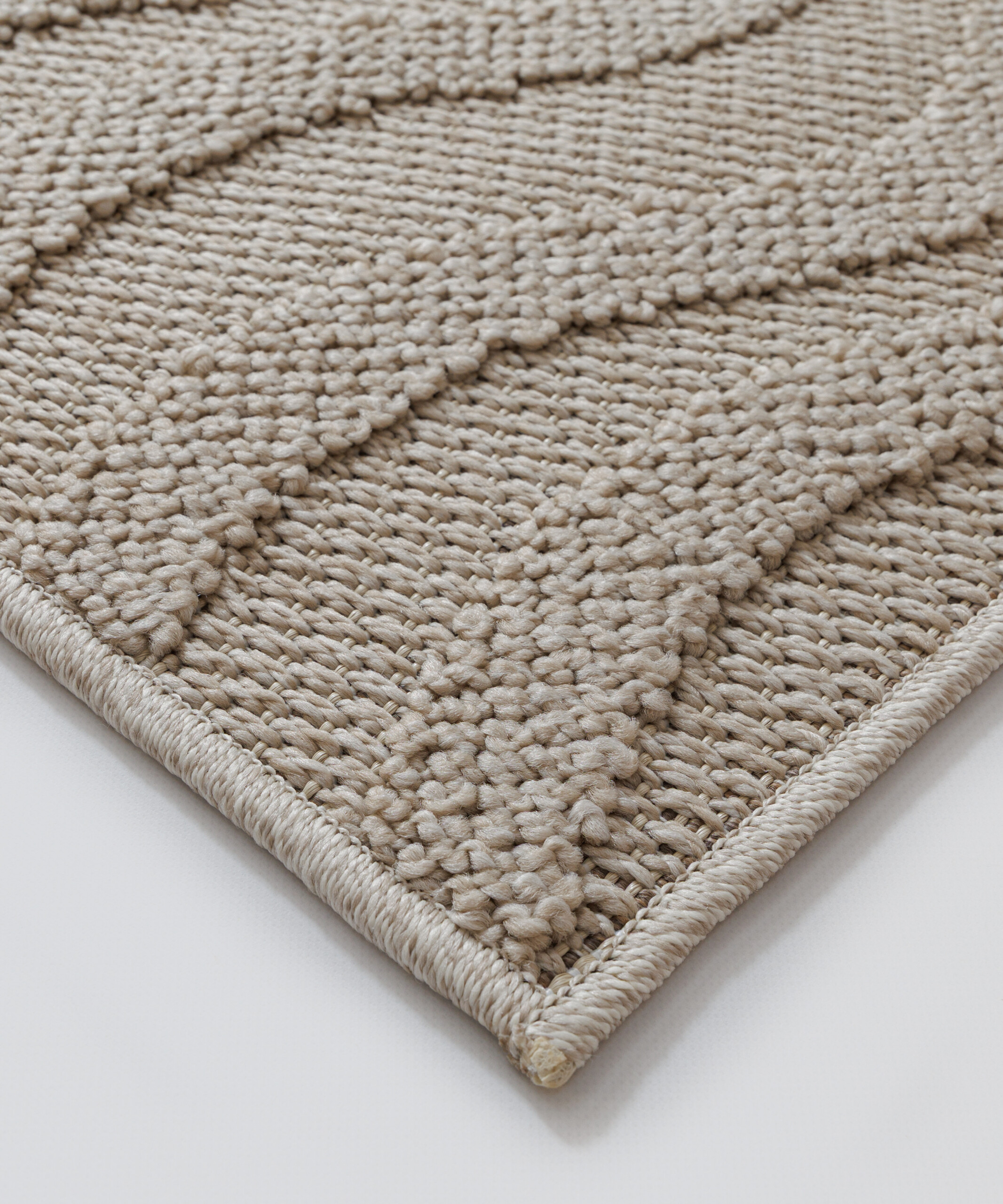 Tapis extérieur - Dunor Ripple beige - close up Tapis extérieur - Dunor Ripple beige - close up