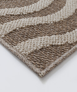 Tapis extérieur - Dunor Ripple marron/beige - close up, thumbnail Tapis extérieur - Dunor Ripple marron/beige - close up, thumbnail