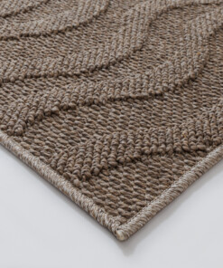 Tapis extérieur - Dunor Ripple marron - close up, thumbnail Tapis extérieur - Dunor Ripple marron - close up, thumbnail