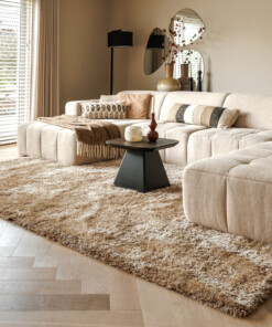 Tapis Shaggy - Meadow beige - sfeer