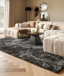 Tapis Shaggy - Meadow Anthracite - sfeer