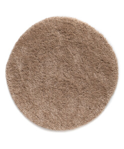 Tapis Rond poils longs Shaggy Grand - beige - overzicht