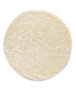 Tapis Rond poils longs Shaggy Grand - Crème - overzicht, thumbnail