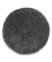 Tapis Rond poils longs Shaggy Grand - gris foncé - overzicht, thumbnail