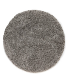 Tapis Rond poils longs Shaggy Grand - gris clair - overzicht, thumbnail
