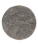 Tapis Rond poils longs Shaggy Grand - gris clair - overzicht, thumbnail