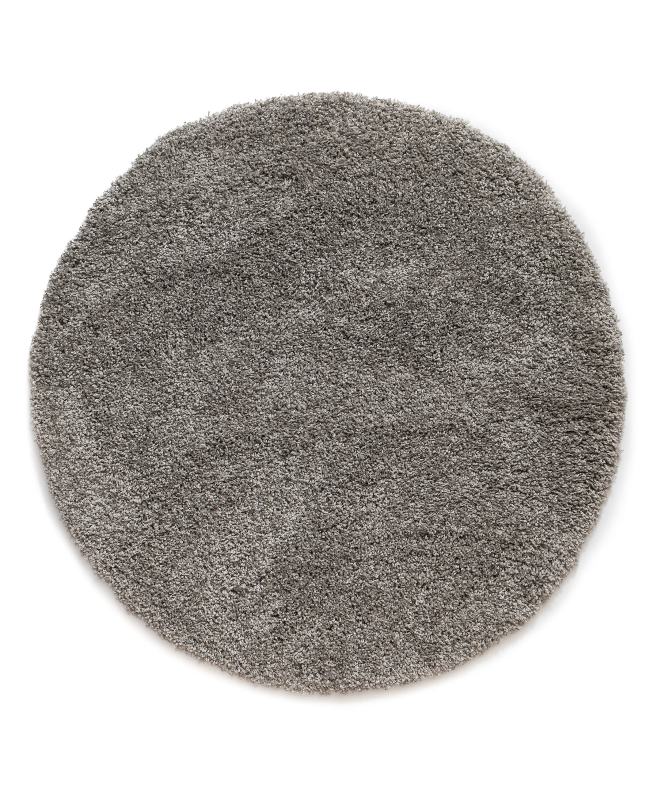 Tapis Rond poils longs Shaggy Grand - gris clair - overzicht Tapis Rond poils longs Shaggy Grand - gris clair - overzicht