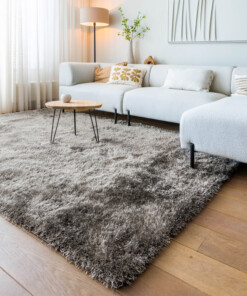 Tapis en velours - Posh gris - sfeer