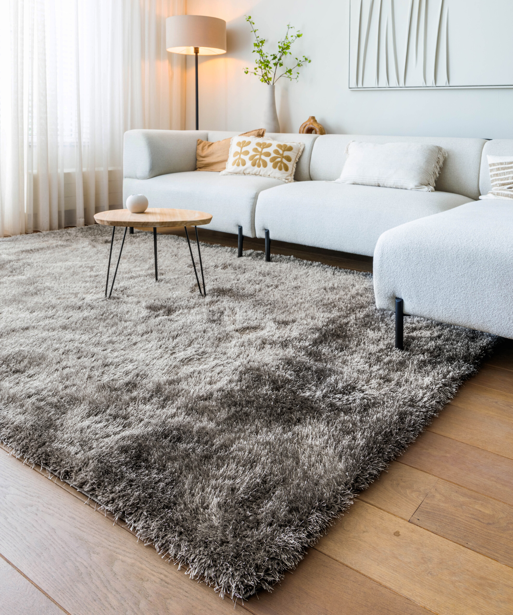 Tapis en velours - Posh gris - sfeer Tapis en velours - Posh gris - sfeer
