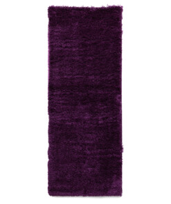 Tapis de couloir poils longs - Shaggy Confort violet - overzicht, thumbnail