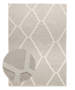 Tapis extérieur jute​ - Dunor Nova naturel/blanc - overzicht