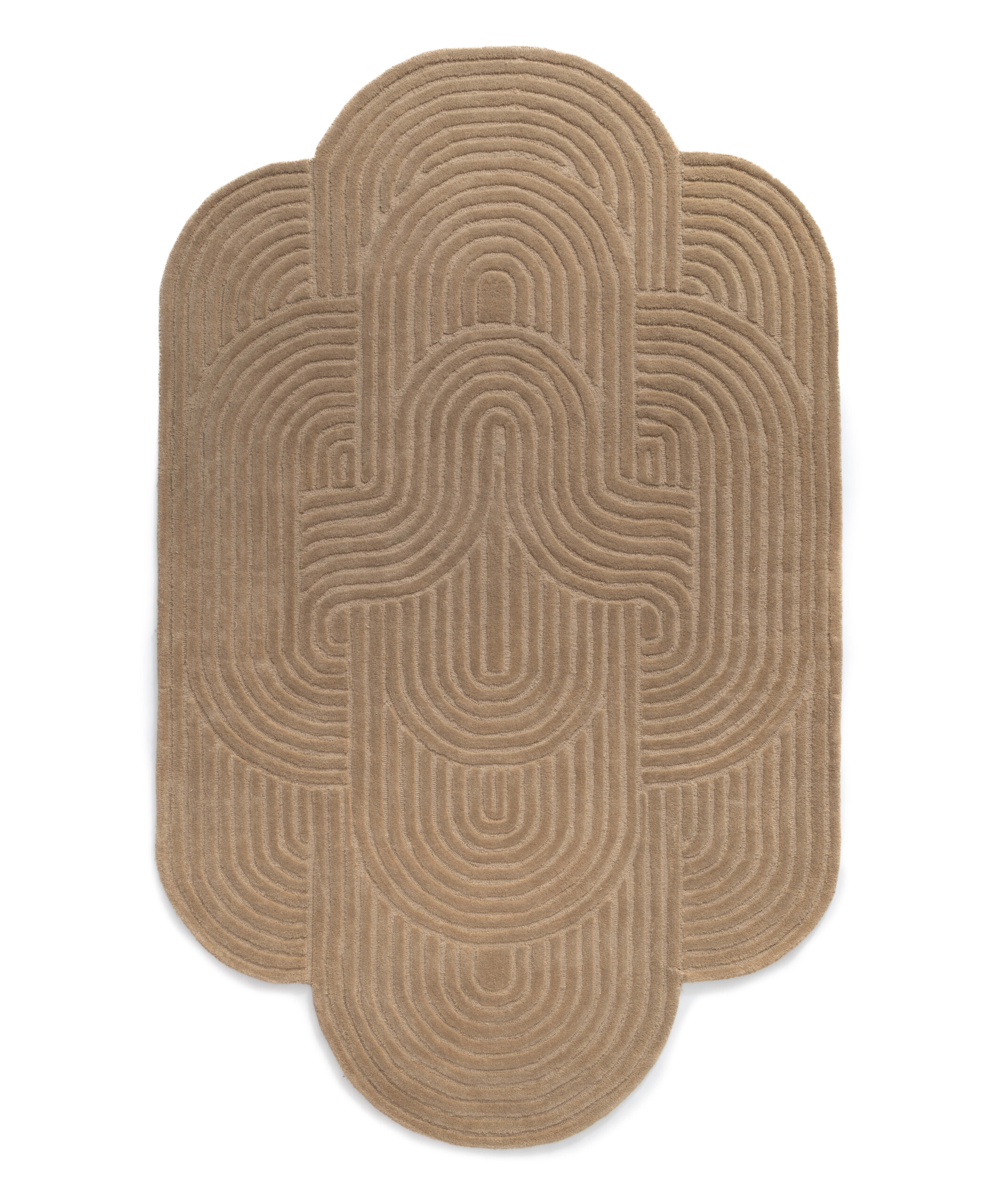 Tapis design organique - Balans beige - overzicht Tapis design organique - Balans beige - overzicht