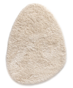 Tapis organique shaggy - Sveve Pebble ivoire - overzicht