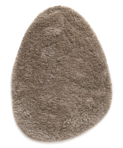 Tapis shaggy forme organique - Sveve Pebble couleur du sable - overzicht