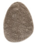 Tapis shaggy forme organique - Sveve Pebble couleur du sable - overzicht, thumbnail