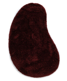 Tapis organique shaggy - Sveve bordeaux - overzicht, thumbnail