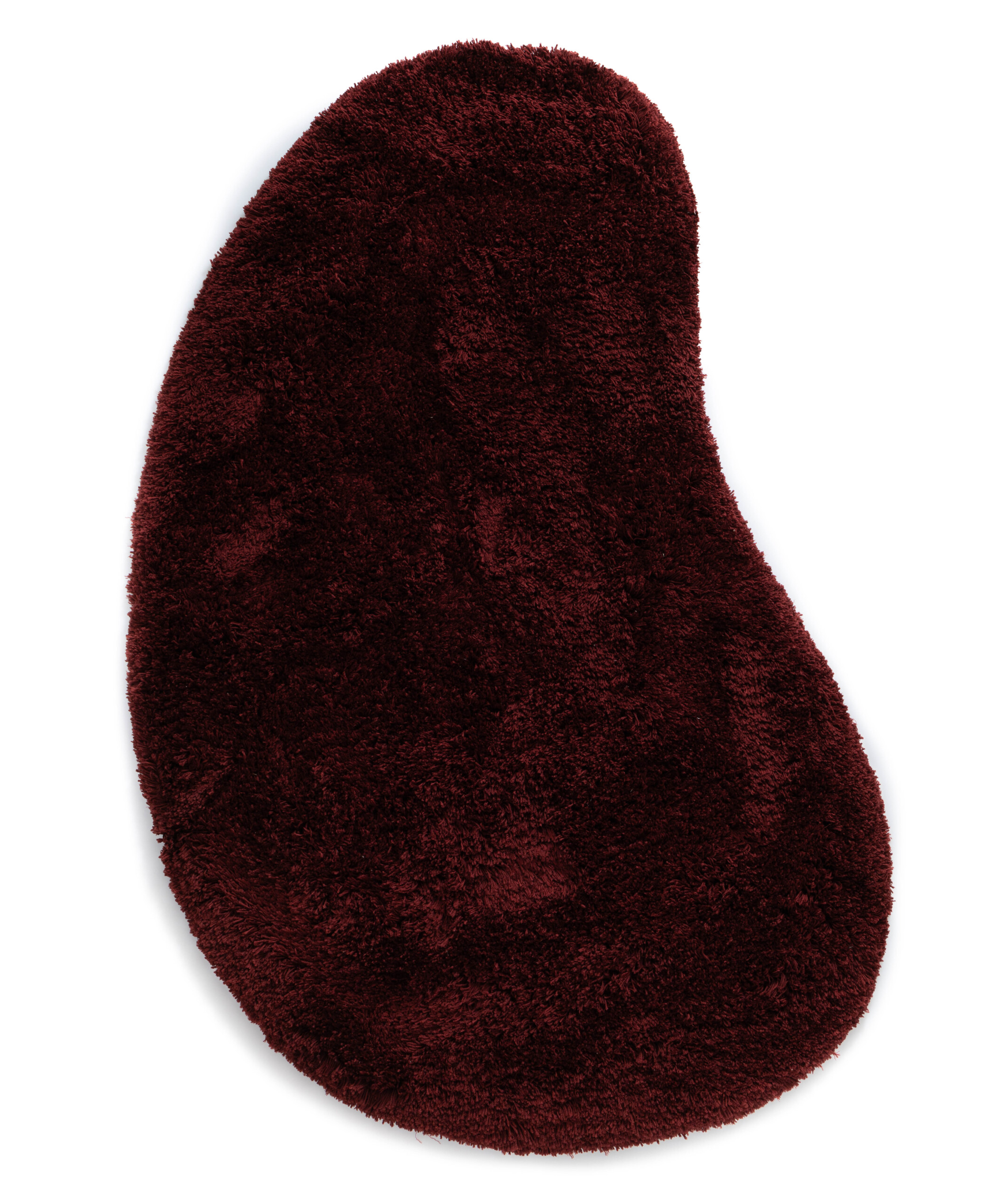 Tapis organique shaggy - Sveve bordeaux - overzicht Tapis organique shaggy - Sveve bordeaux - overzicht