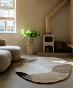 Tapis en laine organique - Dune beige - sfeer, thumbnail