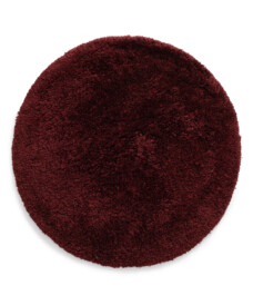Tapis rond shaggy - Sveve bordeaux - overzicht, thumbnail