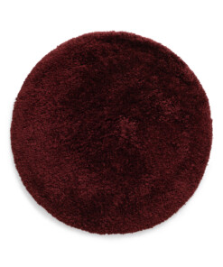 Tapis rond shaggy - Sveve bordeaux - overzicht