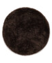 Tapis rond shaggy - Sveve brun - overzicht, thumbnail