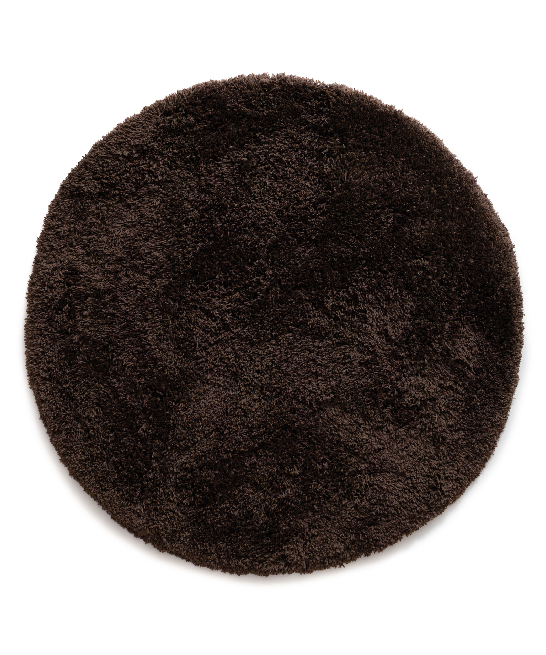 Tapis rond shaggy - Sveve brun - overzicht Tapis rond shaggy - Sveve brun - overzicht