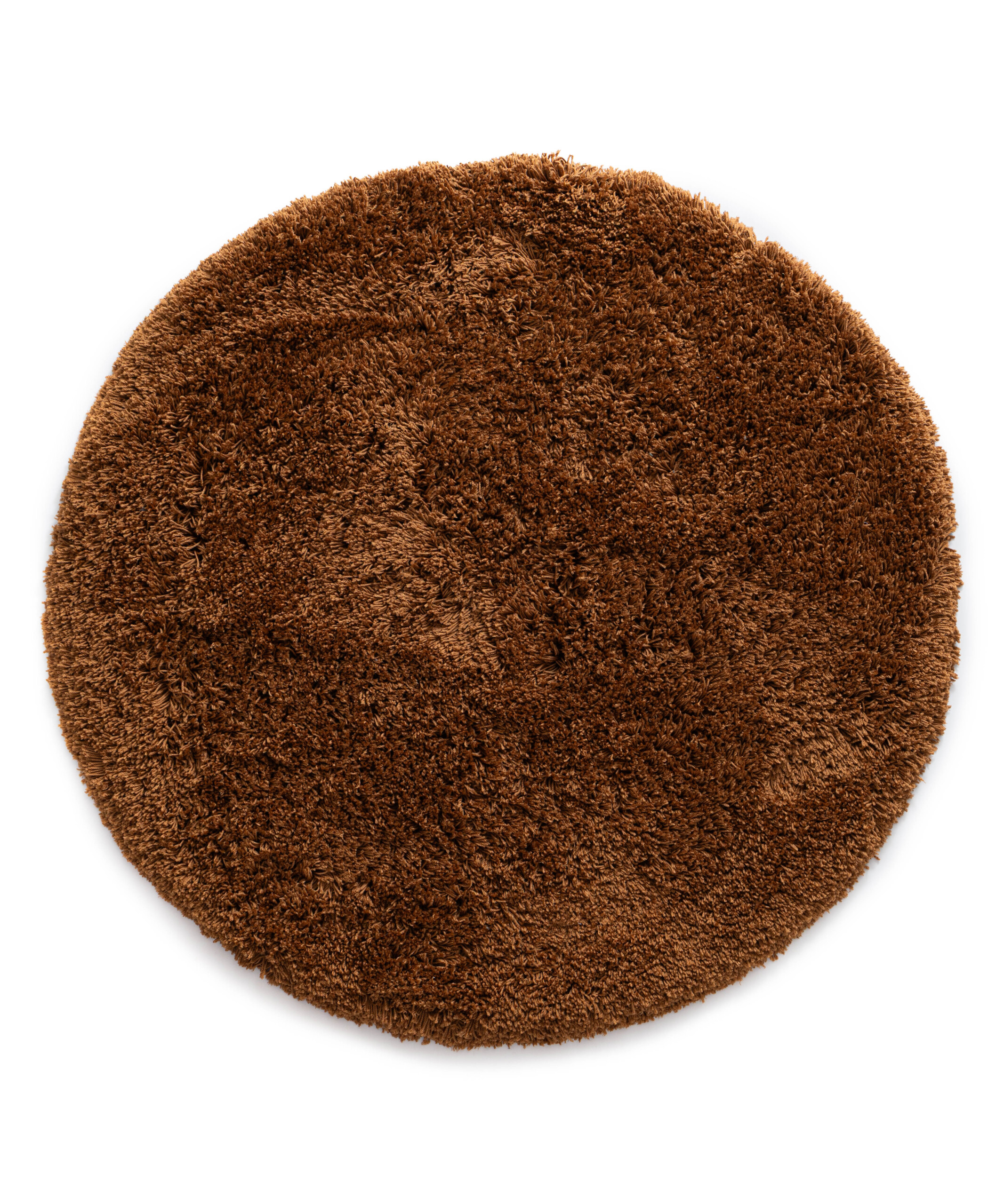 Tapis rond shaggy - Sveve cognac - overzicht Tapis rond shaggy - Sveve cognac - overzicht