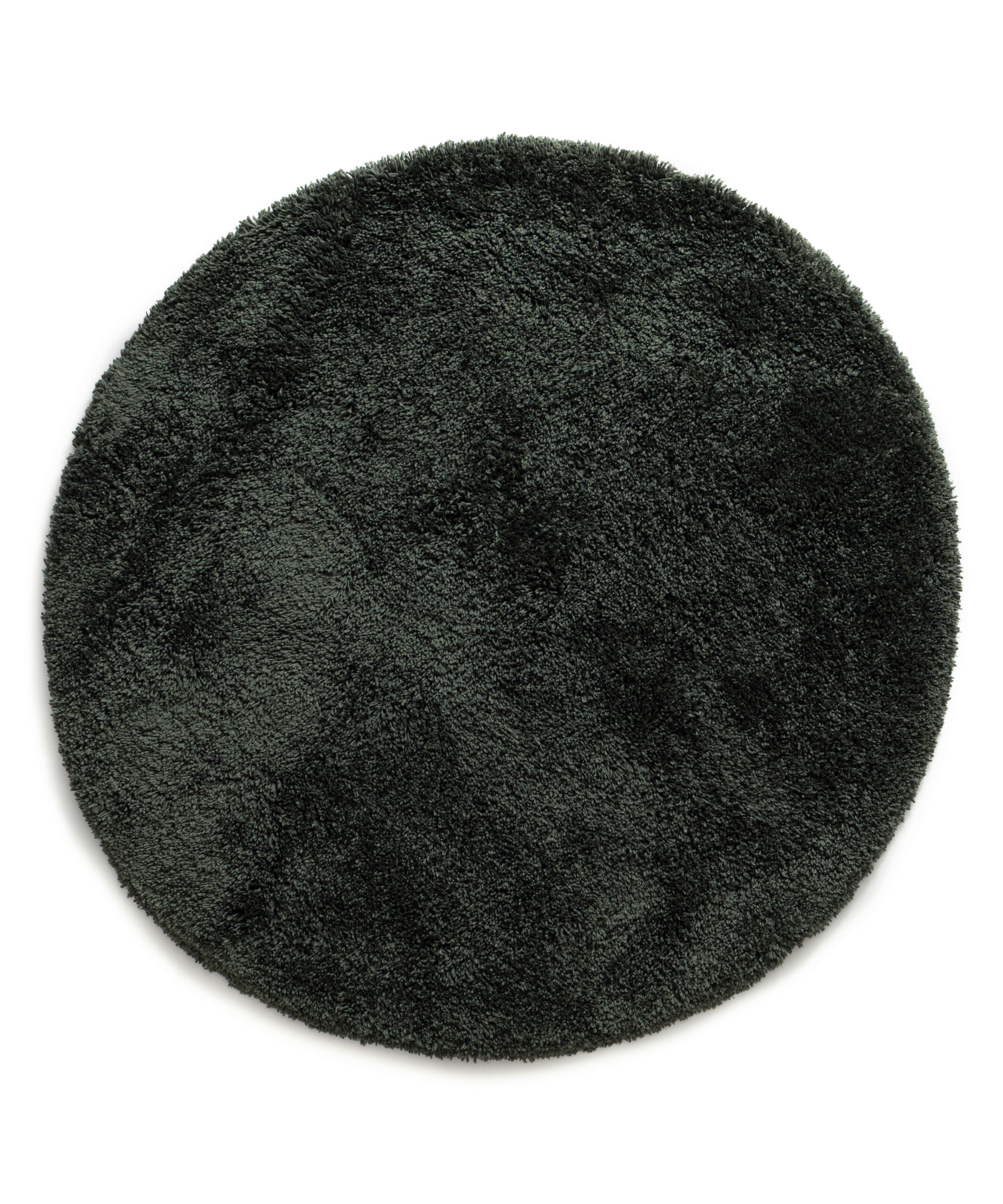Tapis rond shaggy - Sveve vert mousse - overzicht Tapis rond shaggy - Sveve vert mousse - overzicht