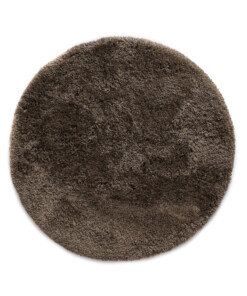 Tapis rond shaggy - Sveve taupe - overzicht