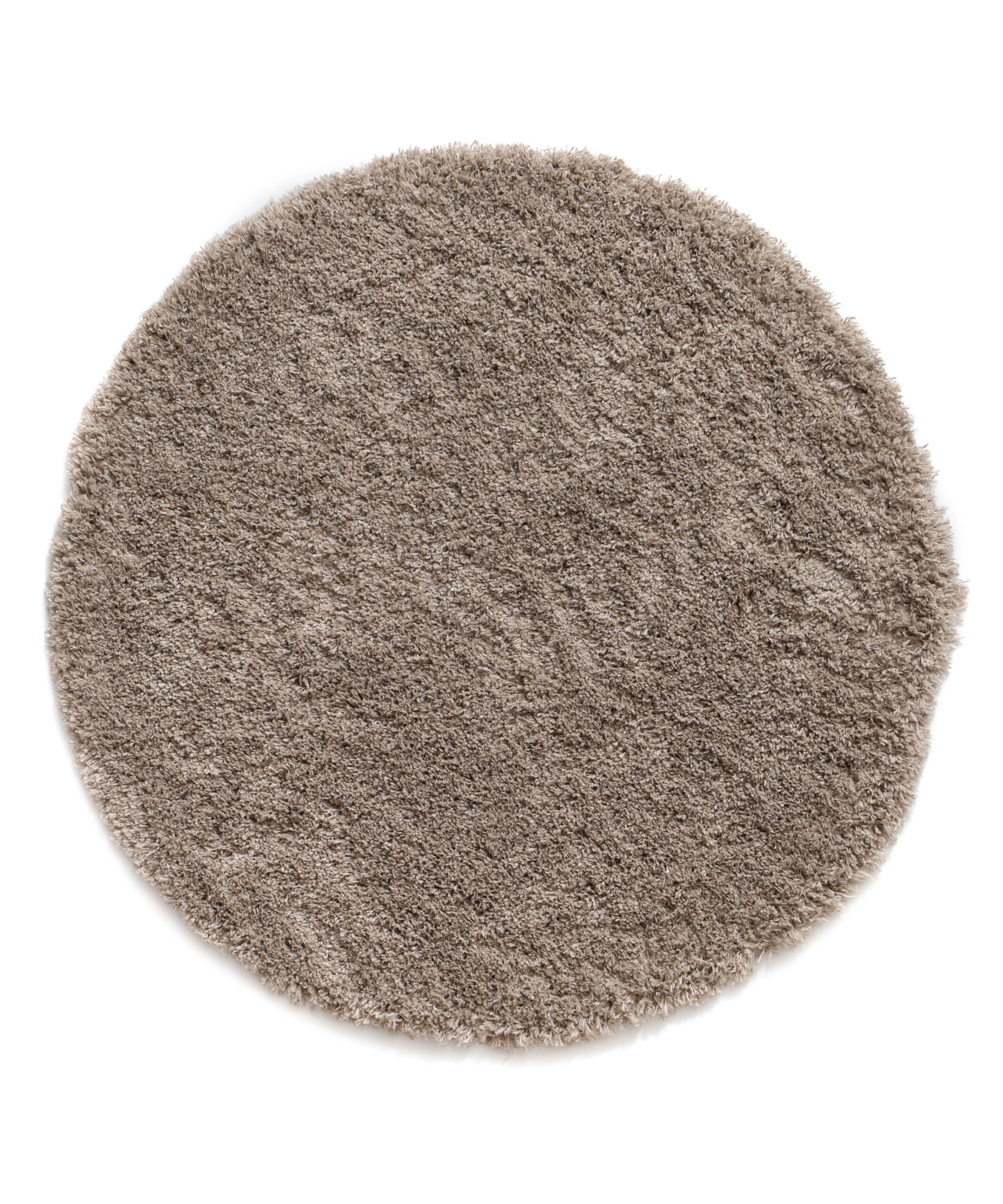 Tapis Rond poils longs Cozy Shaggy - beige - overzicht Tapis Rond poils longs Cozy Shaggy - beige - overzicht