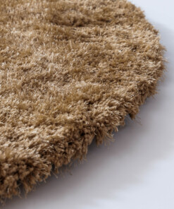 Tapis Shaggy Rond - Meadow beige - close up, thumbnail Tapis Shaggy Rond - Meadow beige - close up, thumbnail