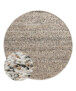 Tapis rond en laine - Bergull ivoire/gris - overzicht, thumbnail