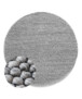 Tapis laine rond - Fjell gris clair - overzicht, thumbnail