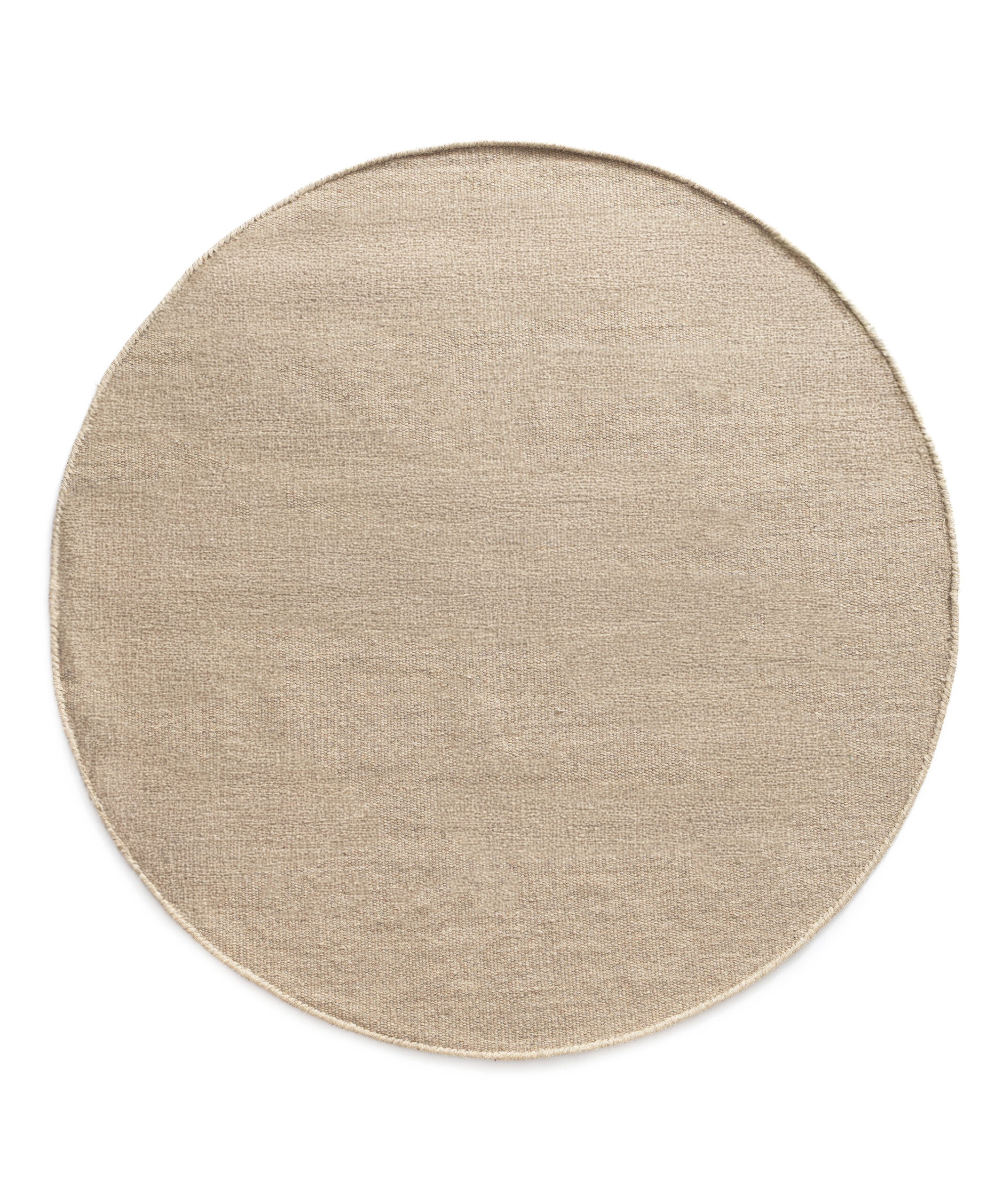 Tapis rond en laine - Grund beige - overzicht Tapis rond en laine - Grund beige - overzicht