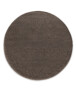 Tapis rond en laine - Grund taupe - overzicht, thumbnail