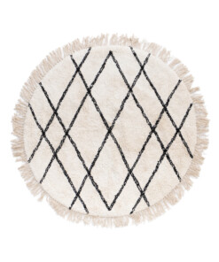Tapis de bain rond - Ayla ivoire - overzicht