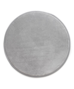 Tapis de jeu rond - Pluffy gris clair - overzicht, thumbnail