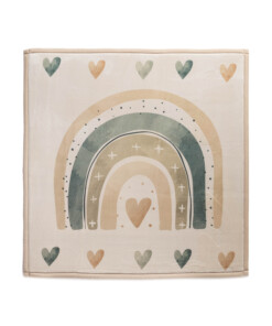 Tapis de jeu carré - Pluffy Heart crème/multi - overzicht