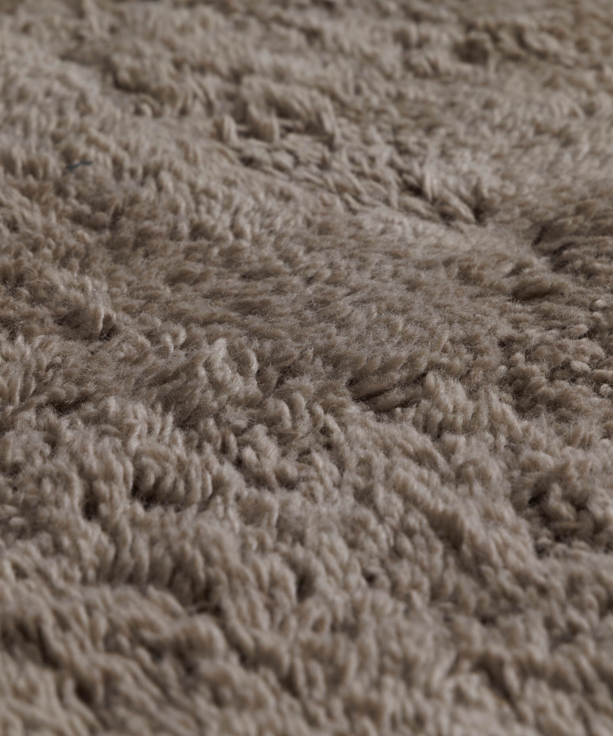 Tapis organique - Tjørne Swell taupe - close up Tapis organique - Tjørne Swell taupe - close up