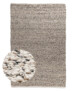 Tapis en laine - Bergull ivoire/noir - overzicht, thumbnail