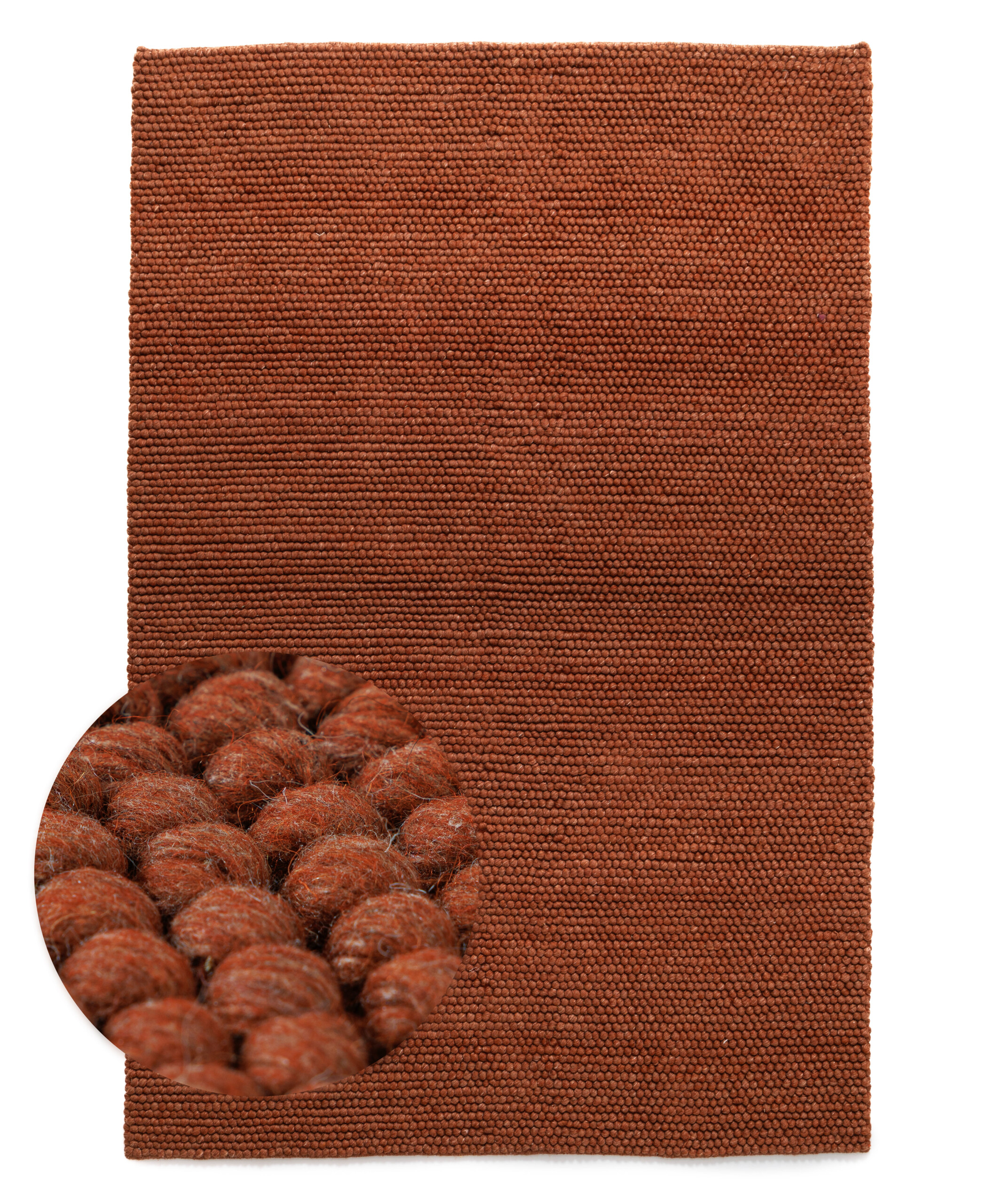 Tapis laine - Fjell terre cuite - overzicht Tapis laine - Fjell terre cuite - overzicht