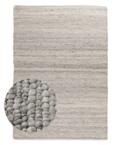 Tapis en laine - Heimur gris/naturel - overzicht