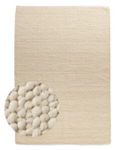 Tapis en laine - Heimur ivoire/naturel - overzicht