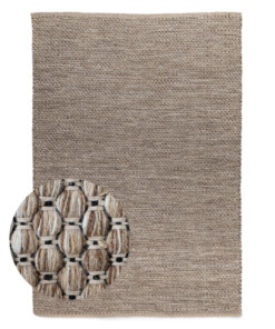 Tapis en laine - Huldra beige - overzicht